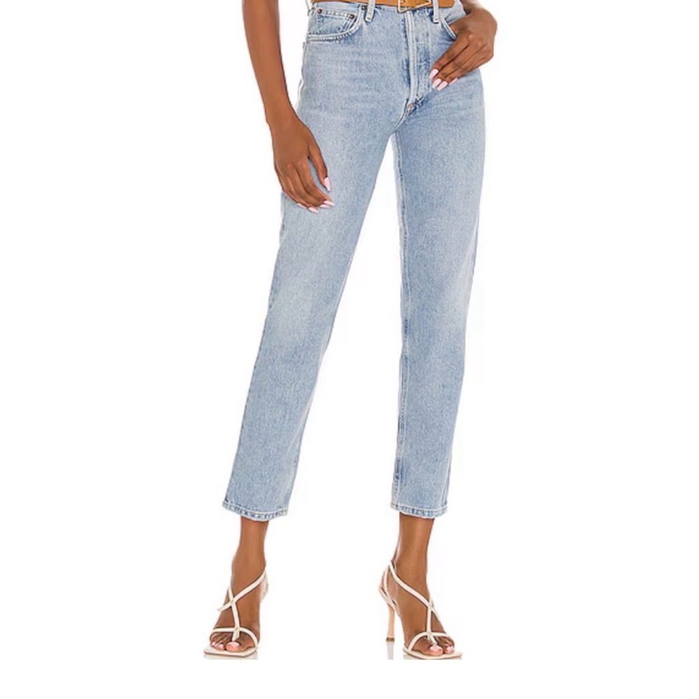 AGOLDE Fen High Rise Relaxed Taper Jeans in Dimension